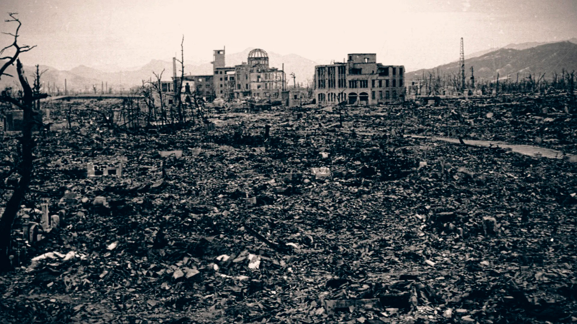 Hiroshima, apr&egrave;s l'explosion de la bombe atomique
