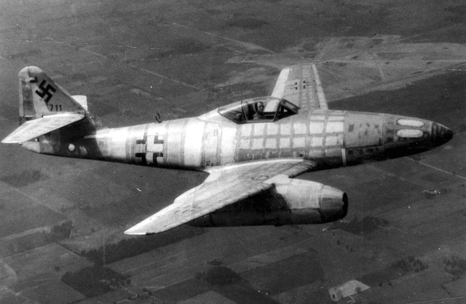 Le Messerschmitt Me 262, premier avion à réaction de l'histoire