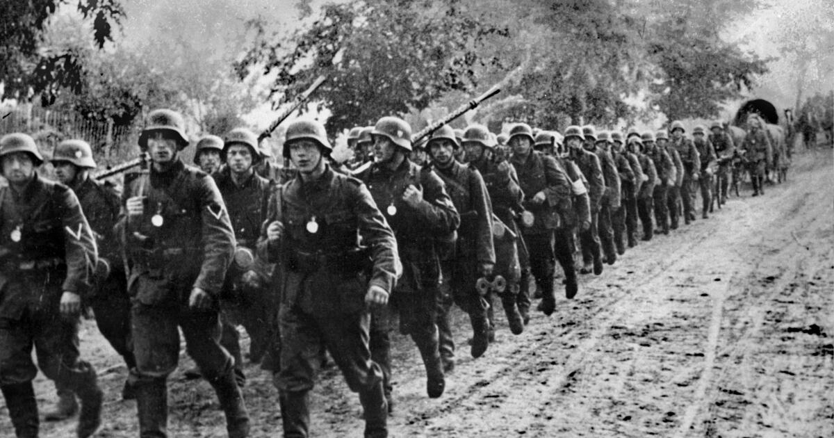 Arm&eacute;e Allemande entrant en Pologne en septembre 1939